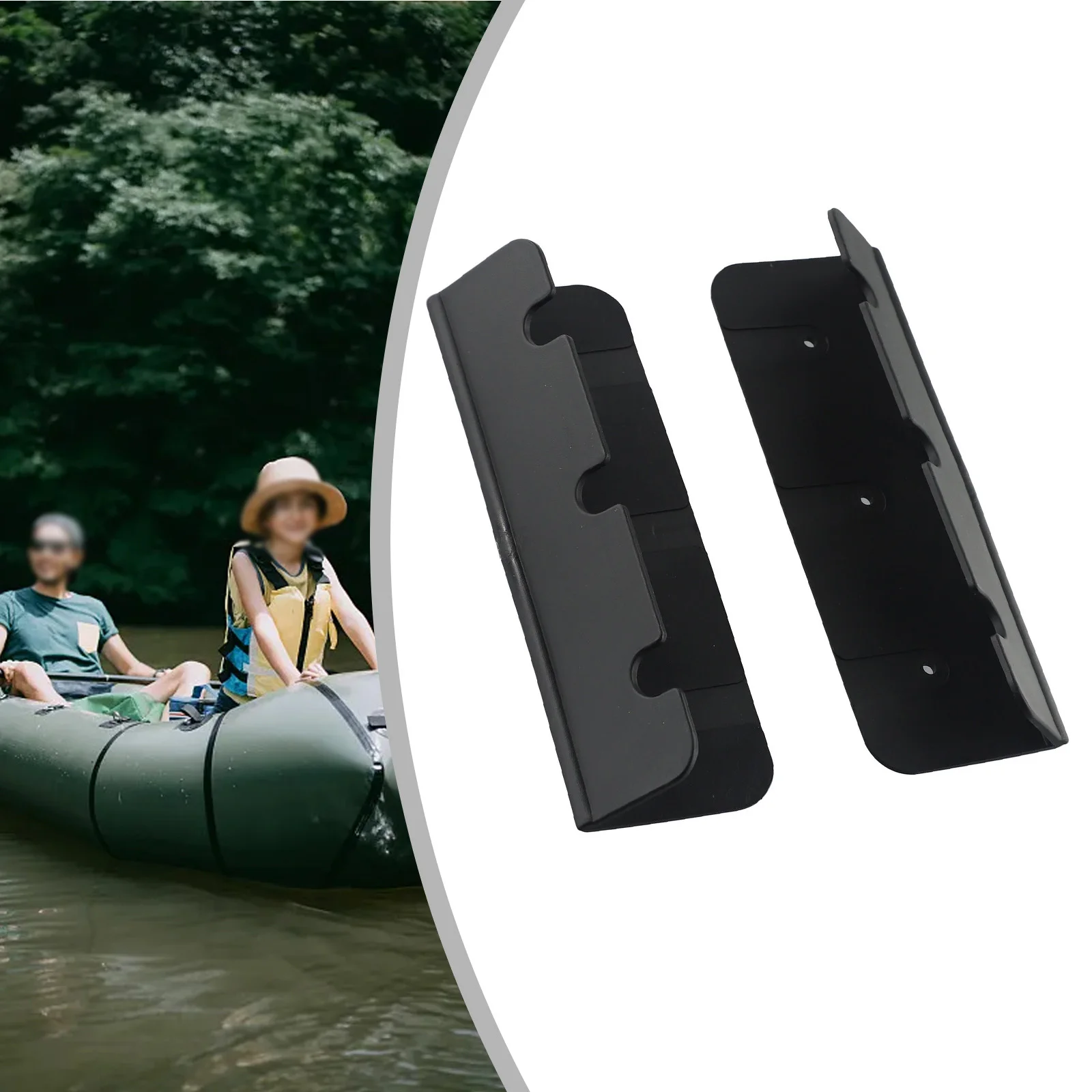 Practical Brand New High Quality Seat Hooks Set Inflatable Boats 2 Pcs PVC Portable Retaining Patches 17 X 6cm