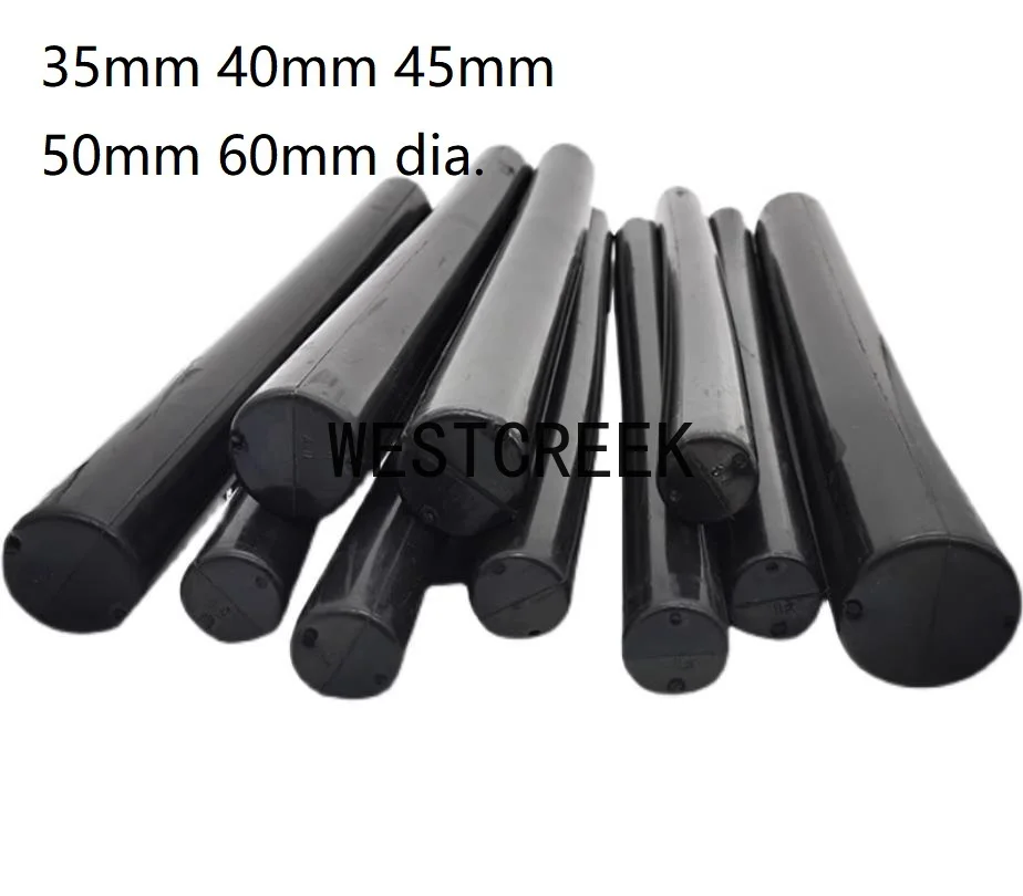 35mm 40mm 45mm 50mm 60mm Fluorine Rubber Rod Fluororubber FKM Rod Viton Bar FPM Stick Heat Resistant To Corrosion Acid Alkali