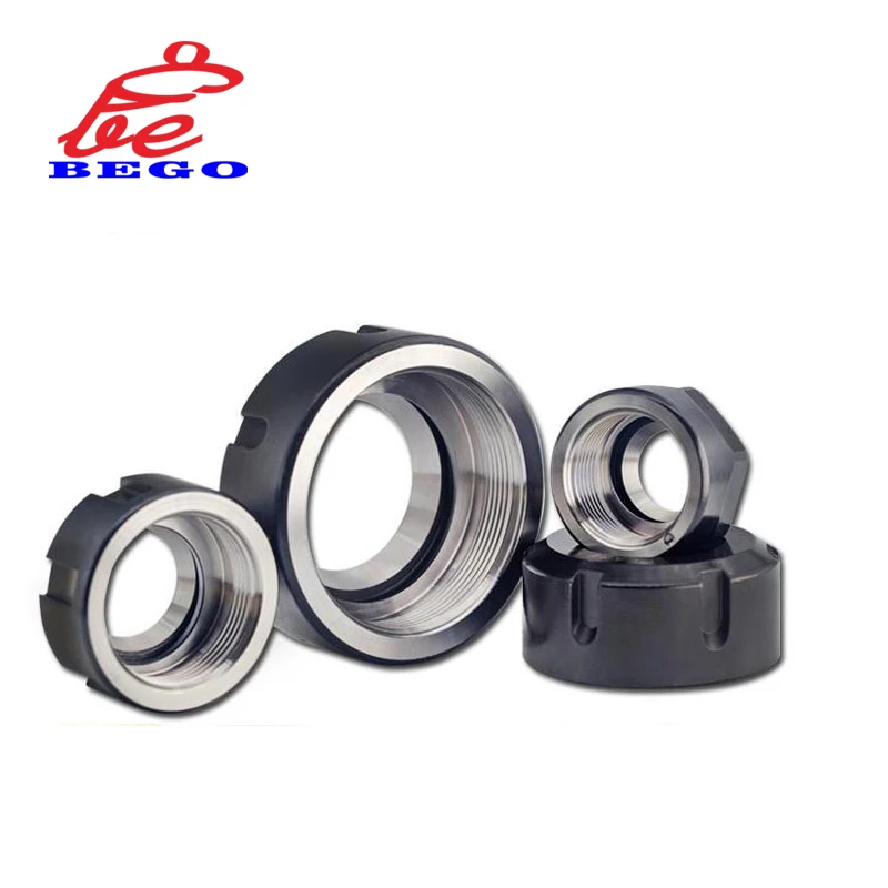 BEGO Nut ER11 ER16 ER20 ER25 ER32 ER40 Ball Wheel Bearing Nut ER25 ER32 GM High Precision OZ25 OZ32 Bearing Nut Accessories