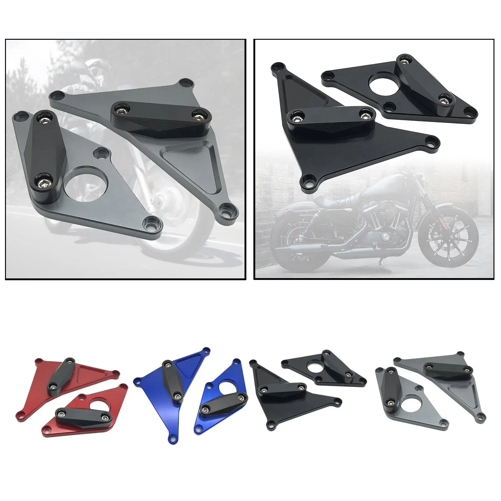 قطعتان من حاوية محرك الدراجة النارية الجزء الثابت يناسب عام 2017