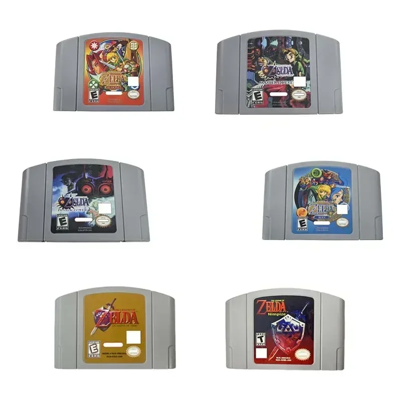 

N64 игровой картридж, цвет корпуса, доставка Ranfor Random Zelda, серия Ocarina of Time Smash Bros, маска, коллекционная игровая консоль, карта