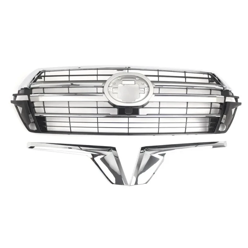 Factory Hot Selling Gloss Black Mesh Front Bumper Grille Durable Auto Exterior Accessory 2