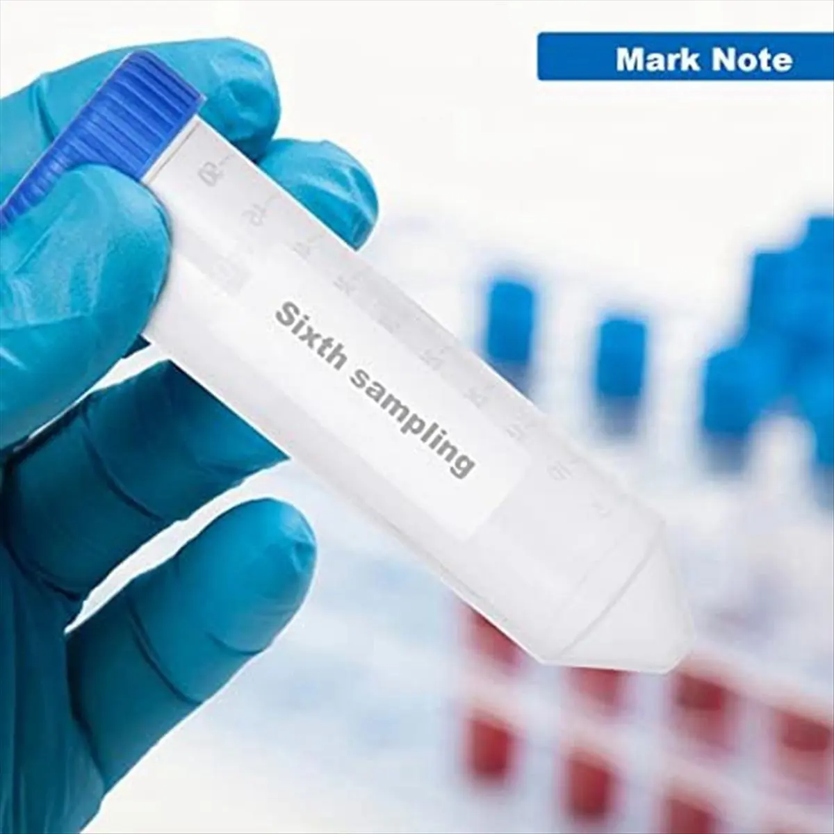 100 Pack 50Ml Centrifuge Tubes, 50 Ml Conical Centrifuge Tubes with Graduated Marks, Write-on Spots and Blue Screw Caps-A63M