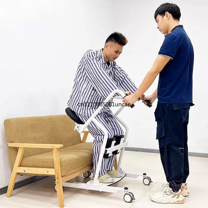 Long-term Bed Rest for The Elderly Hand-free Lifting Machine Home Assistance Standing Seated Shifter Care Transport Car
