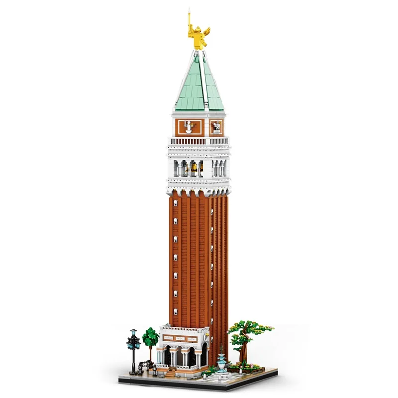 

IN STOCK 1:100 MOC Campanile di San Marco Construction Building Blocks Bricks Assembling Model Children's Toys Birthday Gift Set