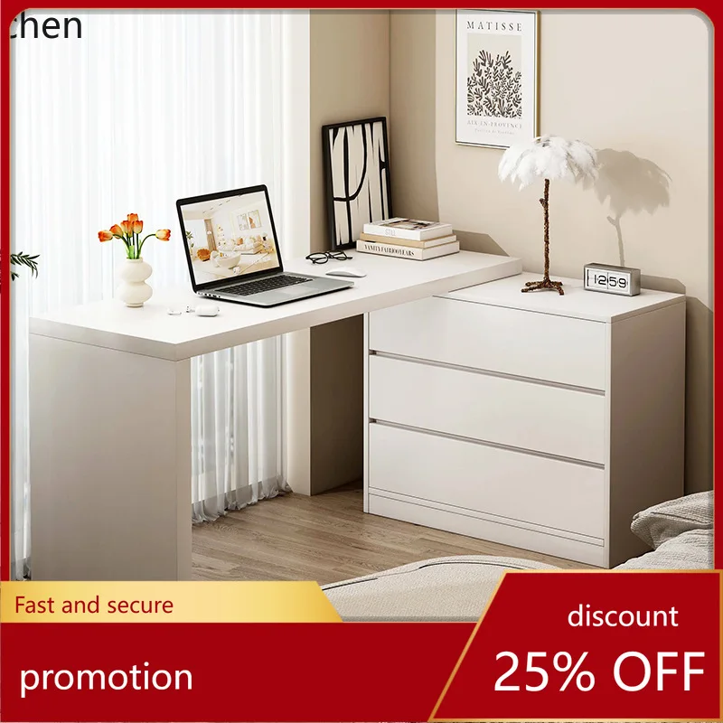 

ZML Bedroom Small Table Long Table Cabinet Integrated Wall Side Desk Workbench