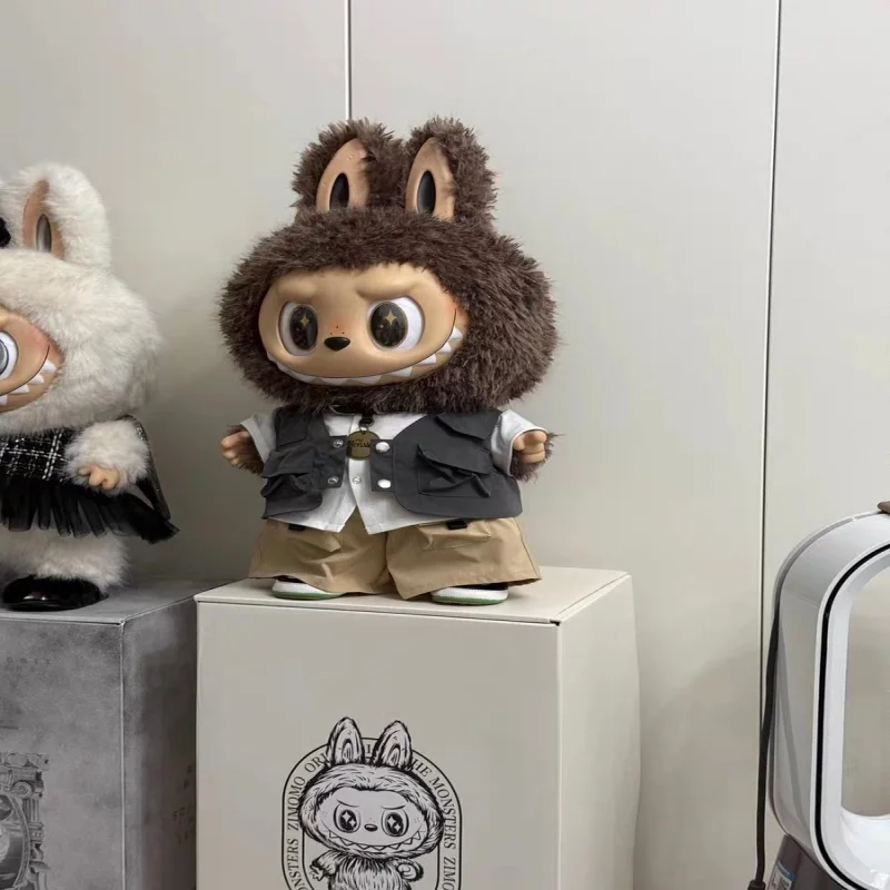 Pour la référence Labubu [Pon et Zi] ensemble de vêtements de travail Zimomo poupée en vinyle 58 cm remplacement de vêtements de poupée grand leader