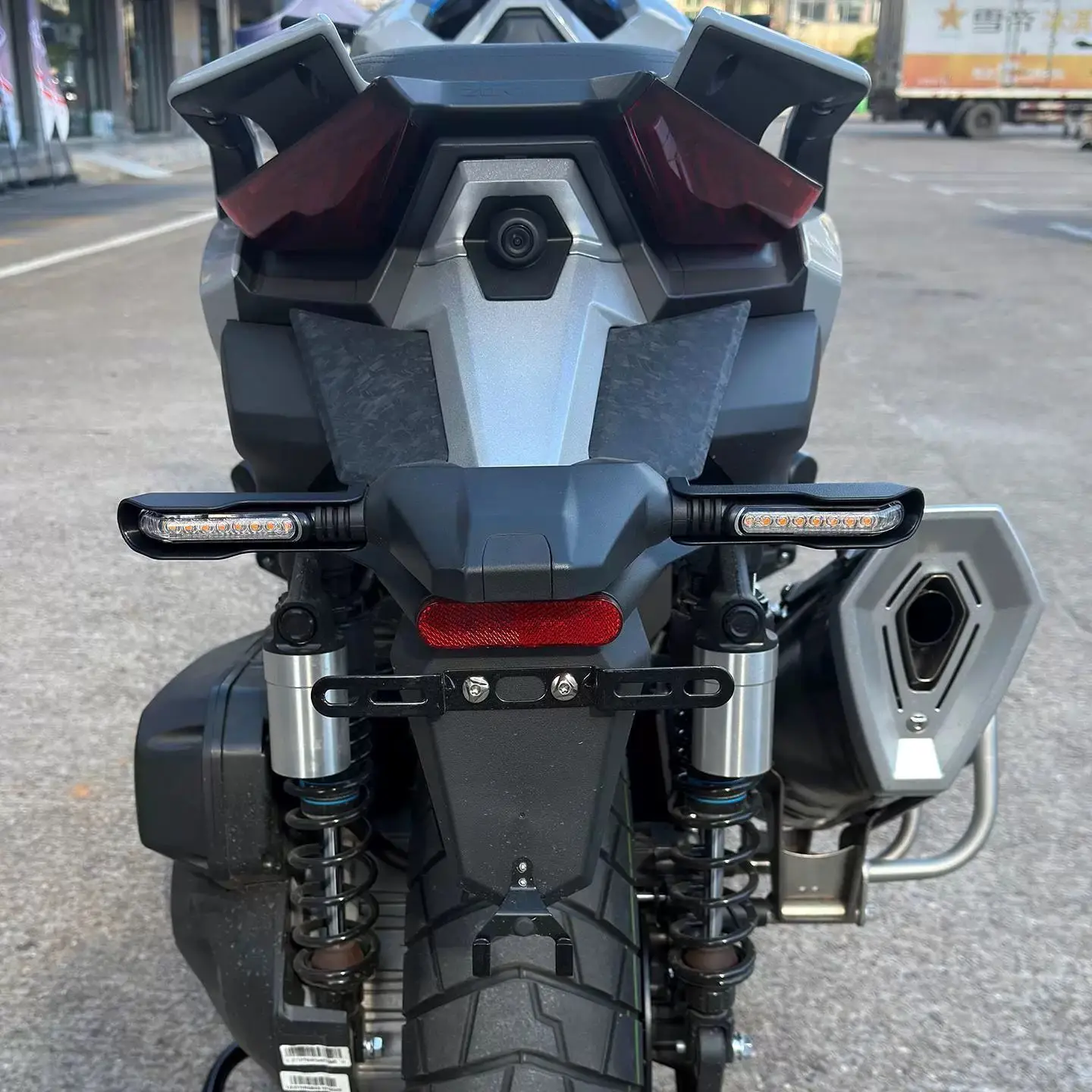 For ZONTES 703F ZT703-F Turn Signal Protection cover Motorcycle Rear Turnlight Heat-resistant Cover Anti-scalding Heat Shield