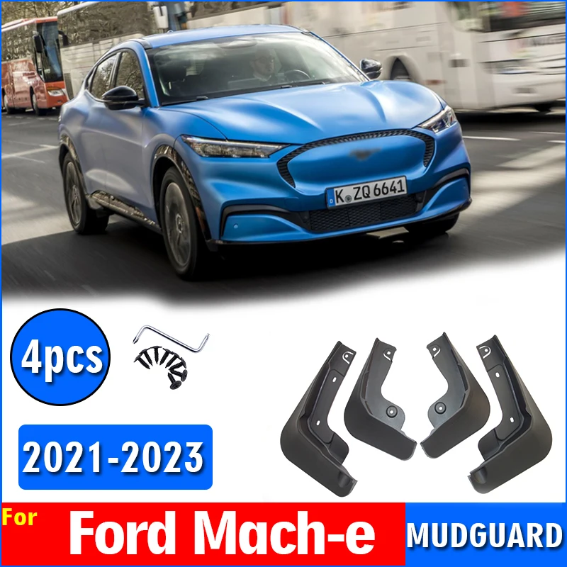 

Mudflaps FOR Ford Mach-e Mache Mudguard Fender Mud Flap Guard Splash Mudguards Car Accessories Auto Styline Front Rear 4pcs