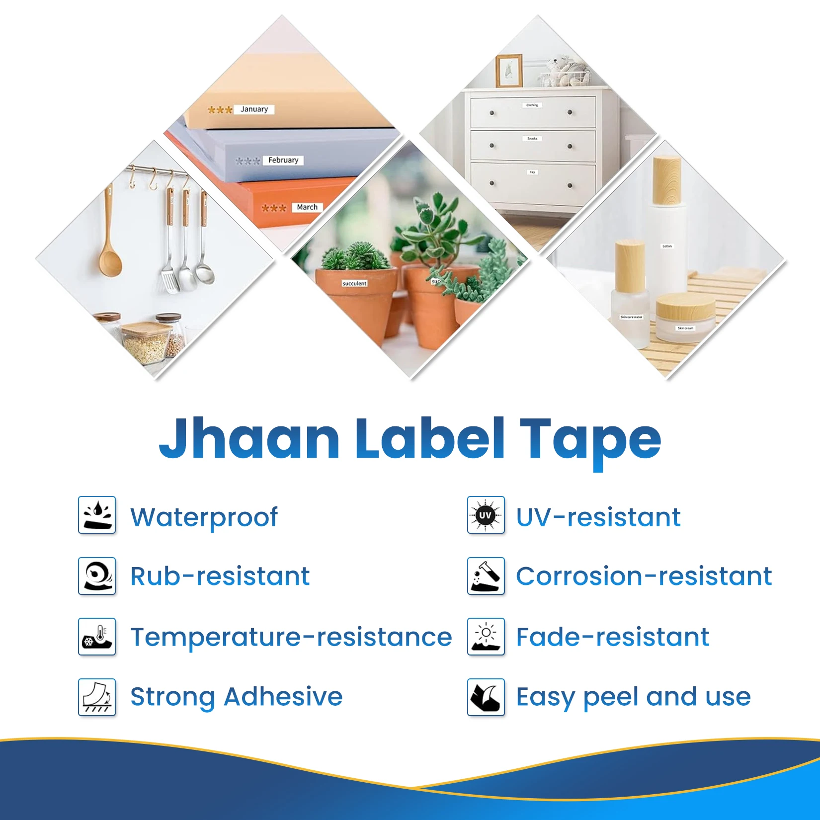 Jhaan 5 X 99012/S0722400 (36x89mm, 260 Etiketten) Kompatible Etiketten Kompatibel mit Dymo LabelWriter 310, 320, 330, 330 Turbo, 400 – Detail 3