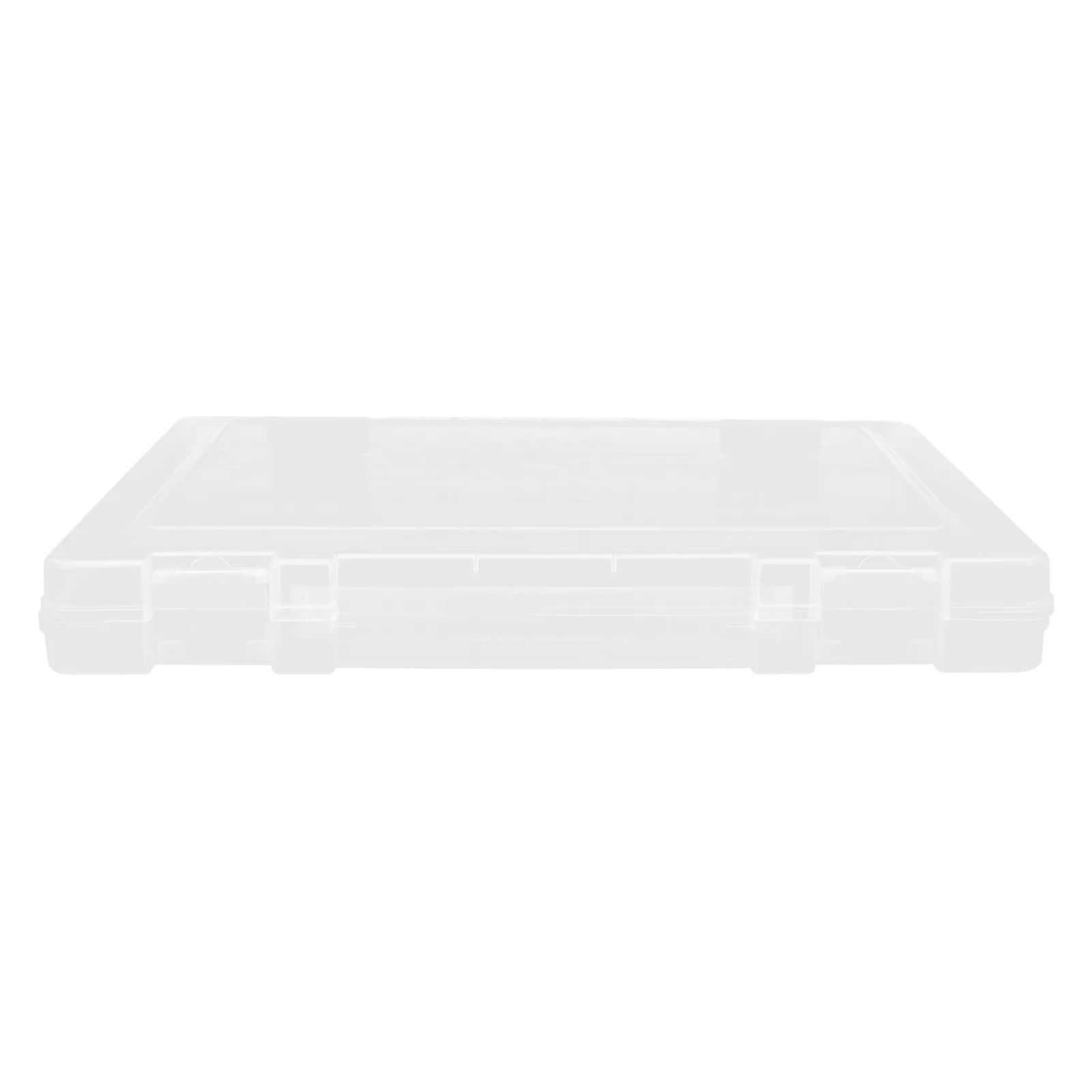 

Multi-Function Transparent Paper Organizer Storage Box Heavy Duty Plastic File Box for Certificates Magazines Books Efficient