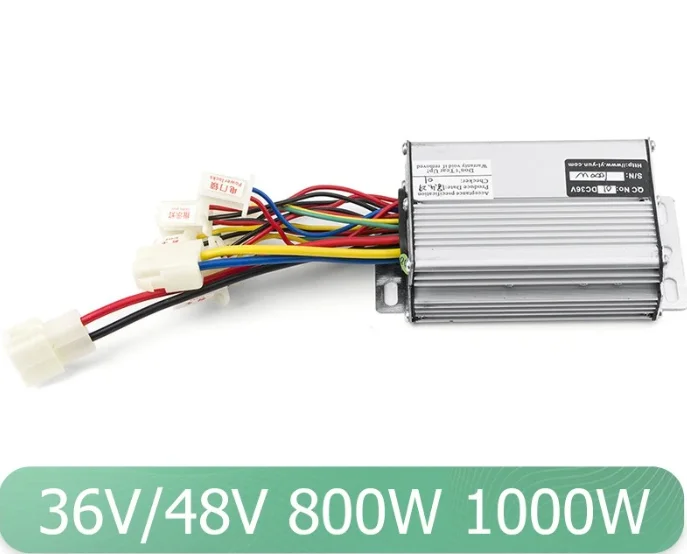 Brush Controller 48V 1000W For Electric Bike Scooter Brushed Motor Controller 36V 800W Bicycle Accessory
