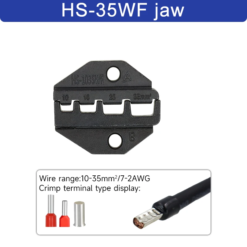 1 Stück HS Crimpzange für 230mm Zangen, Feder- und Crimpkappen-Anschlüsse HS-03BC/2546B/103/101 Hochhärte-Zangenwerkzeug