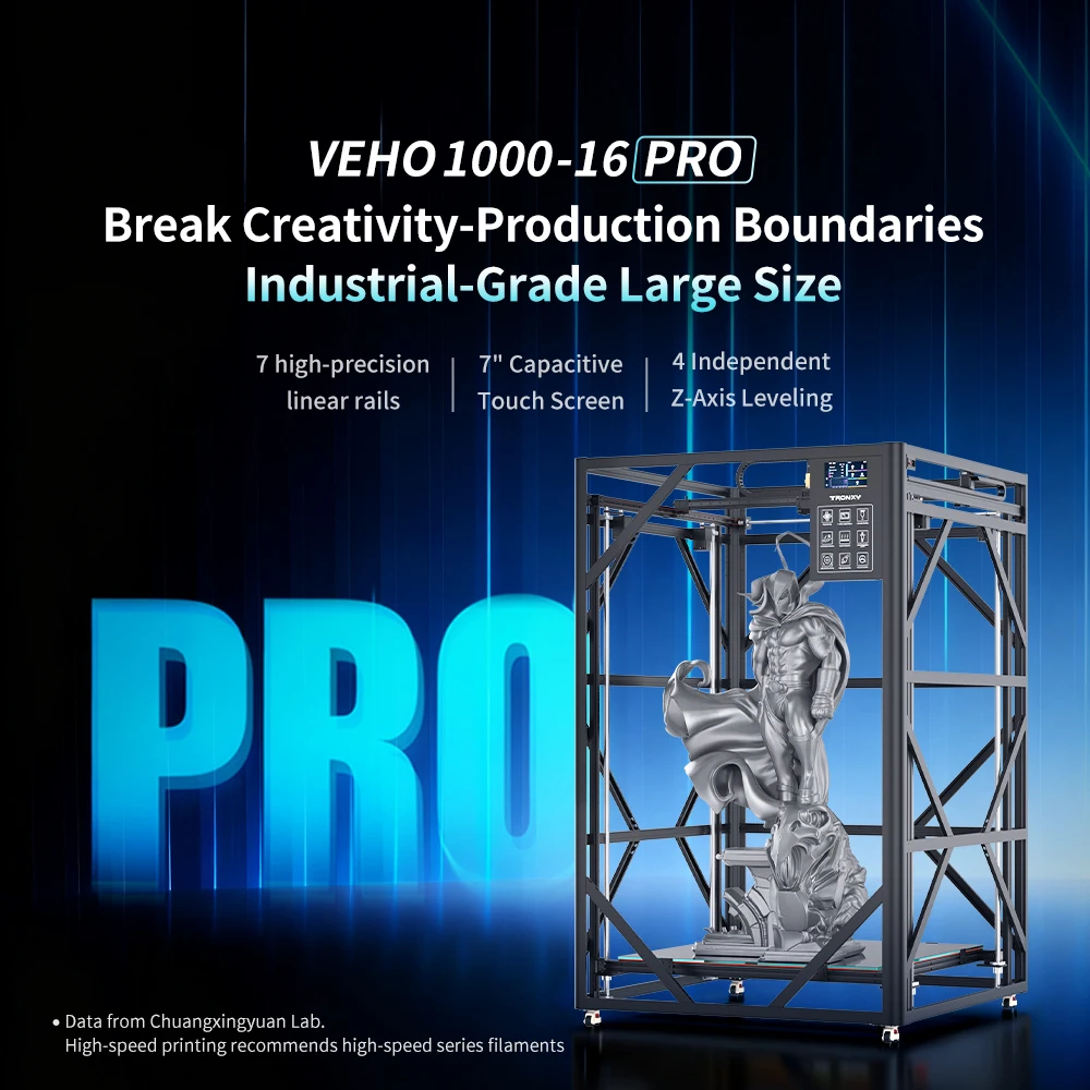 1000-16 Pro 3d Printer Big Large Size 1000*1000*1600mm High Speed Printing Stampante 3d Industrial 3d Printer