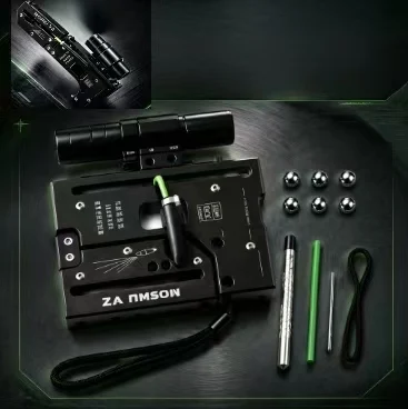Upgraded New Metal Folding Transmitter with High-precision Outdoor EDC Portable Hunting Tool and Laser Capability