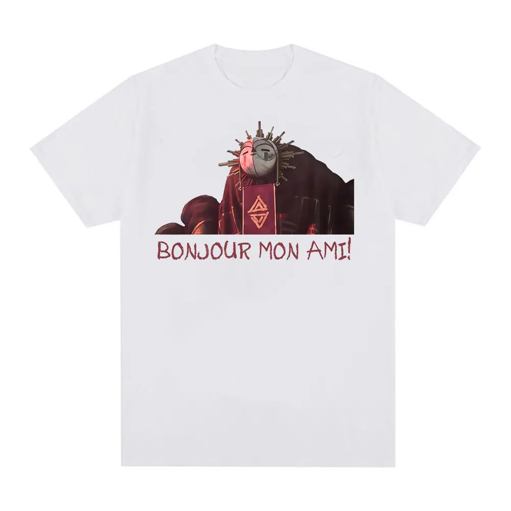 Camiseta Bonjour Mon Ami Esquire, camisetas Expedition Gaming para hombre y mujer, camiseta holgada a la moda, camiseta cómoda de verano 100% algodón