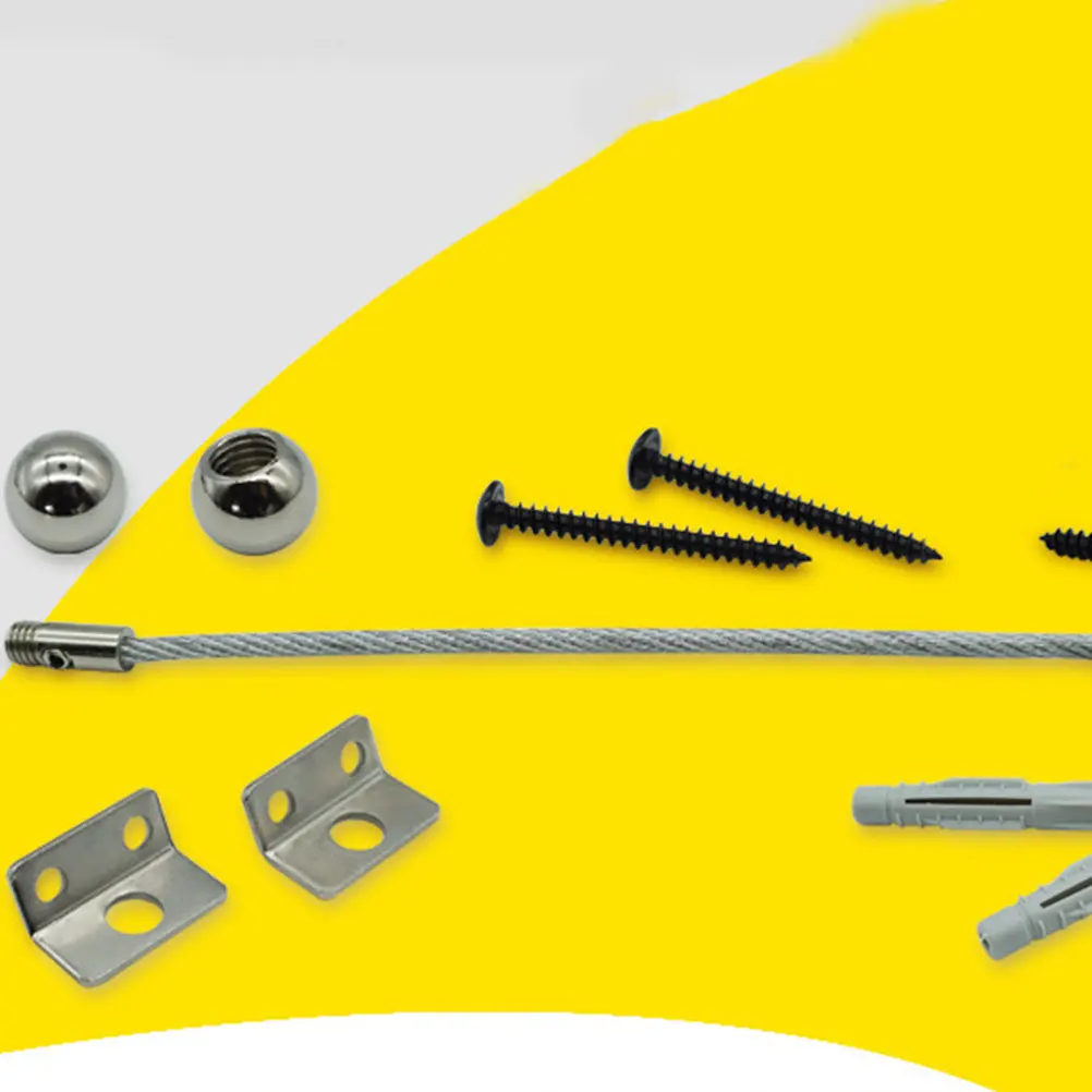 

1Set Professional Heavy-Duty Furniture Anti-Tip Anchor Kit Wall Mount Safety Straps for TV Stand Cabinet Bookcase Dresser