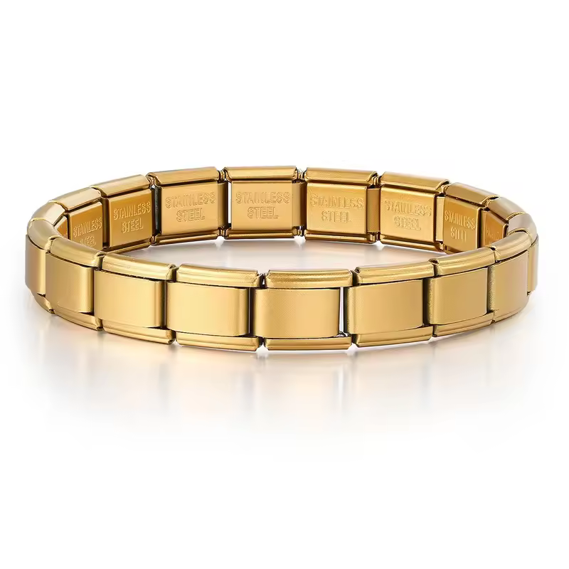 2025 New Men and Women Starry Colors 18 Pieces Italian Charm Fit 9mm Stainless Steel Modular Bracelet Wholesale Jewelry - Image 17