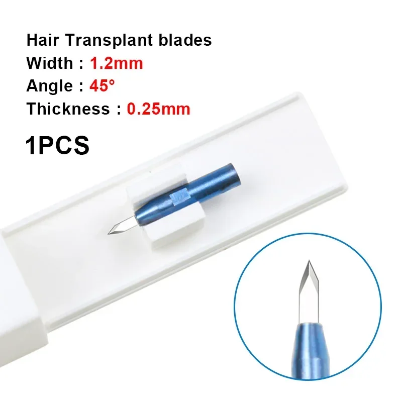 Sapphire Blade Haartransplantatie Implanter Pen Dubbele rand Sapphire Hair Implant Blade Haarsupplement
