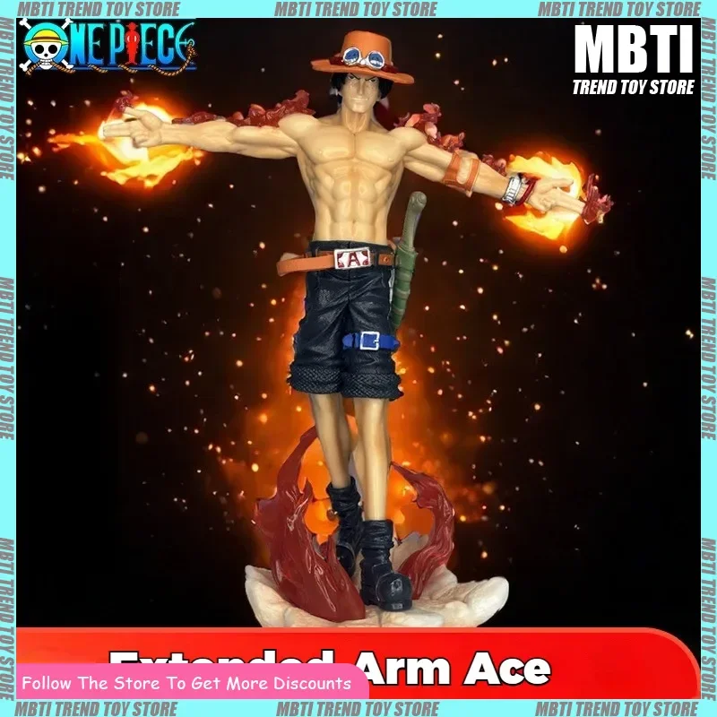 

26cm One Piece LX Three Brothers Cross Ace Arm Extended PVC Model Display Boxed Collectible Figure Toy Robot Action Figures