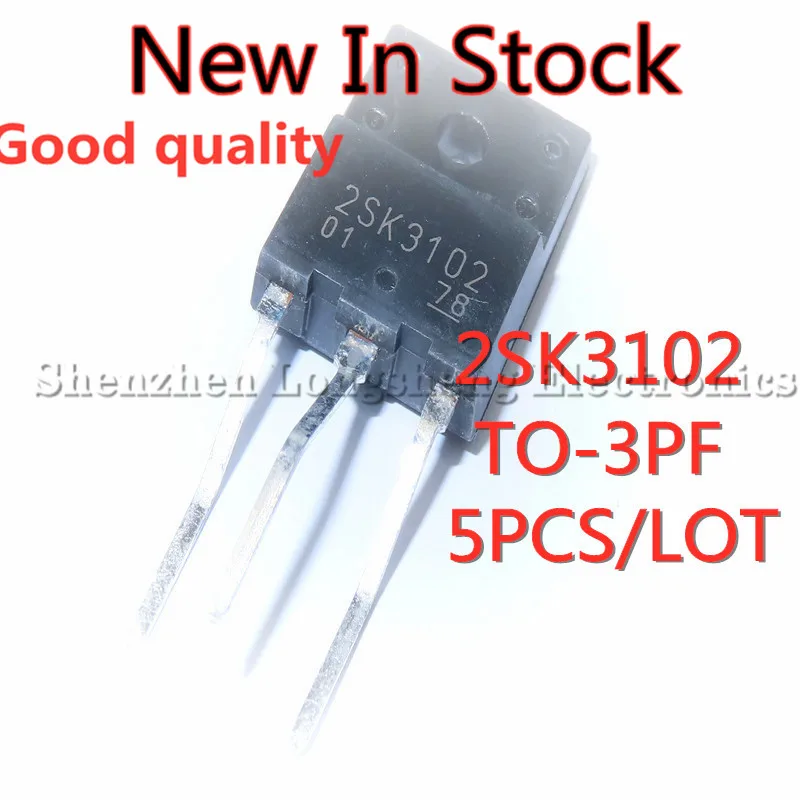 5PCS/LOT In stock 2SK3102 K3102 N-channel field effect Power supply tube TO-3PF 600V 10A  New