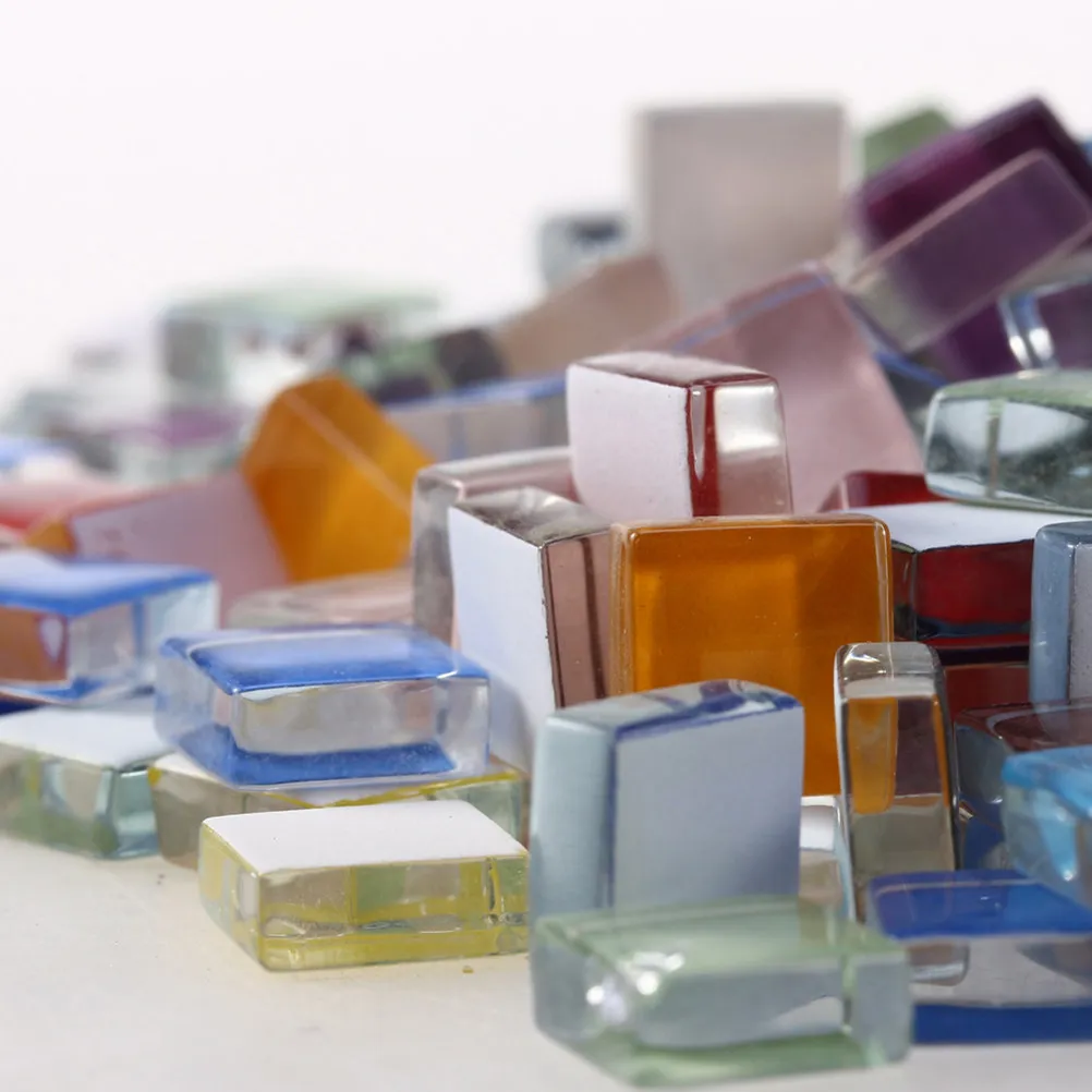 

600G 10Mm Crystal Mosaic Tiles Ten Colors for Childrens Craft Kits Training Creativity Waterproof Art Materials