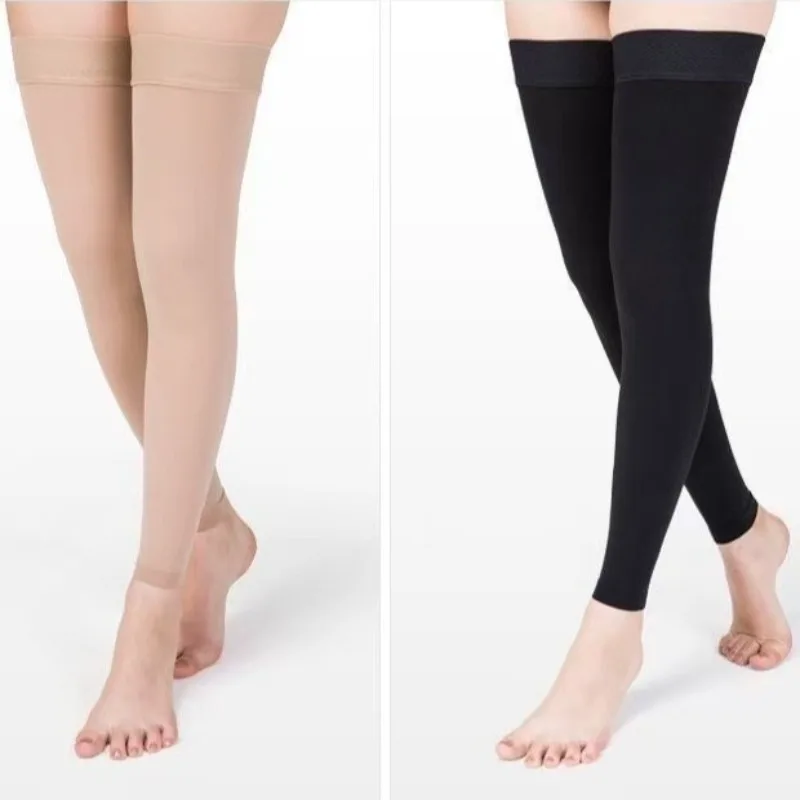 Unisex Pressure Level 2 Compression Socks 23-32MMHG Thigh High Stress Relief Stockings for Optimal Comfort And Support