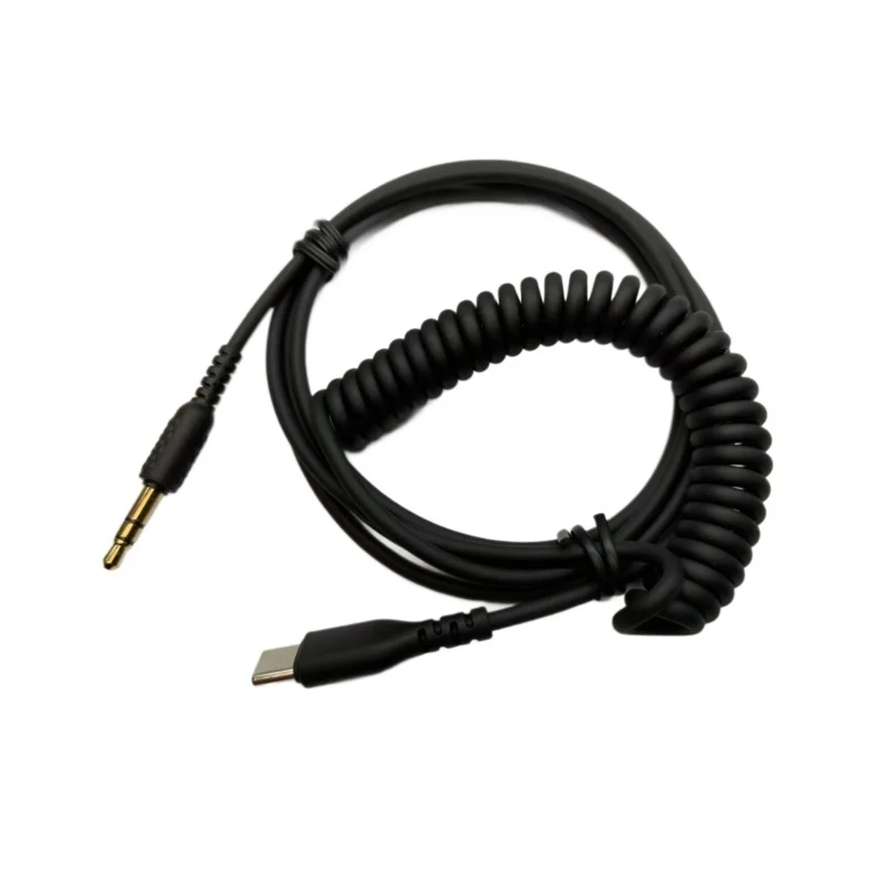 Type C to 3.5mm Audio Cable Engineered for Use with First Second and Third Generation For Compatible Headphones