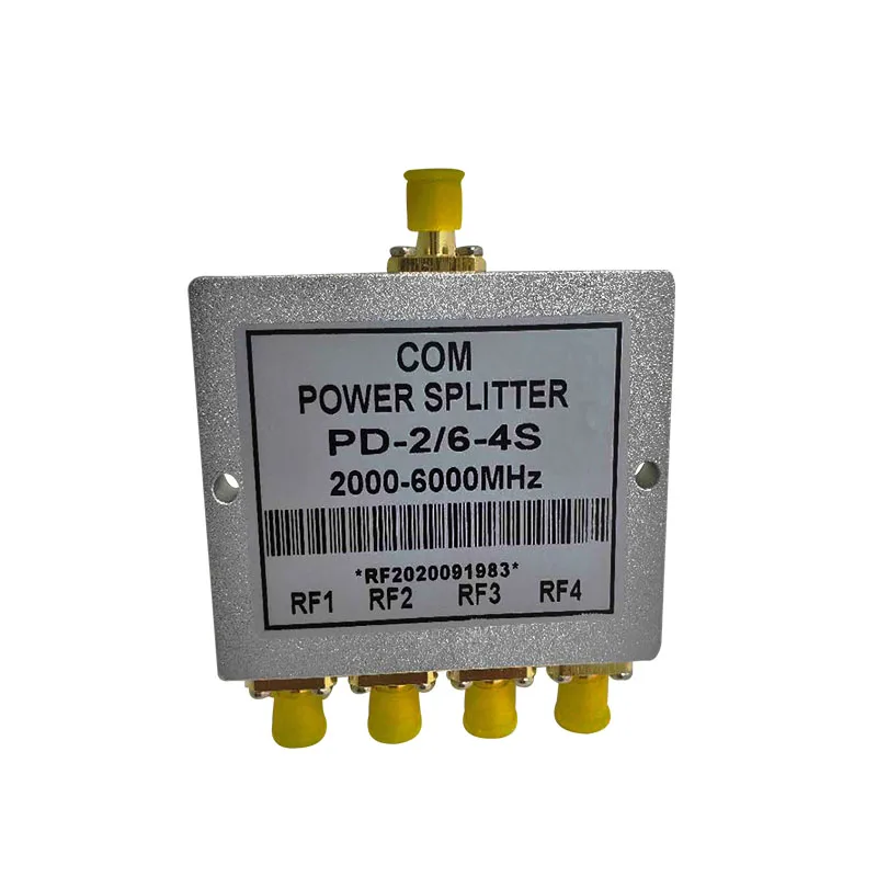 

Power Divider 1/4 5.8G RF Combiner 2-6/8GSMA Microstrip Power Divider 1/4