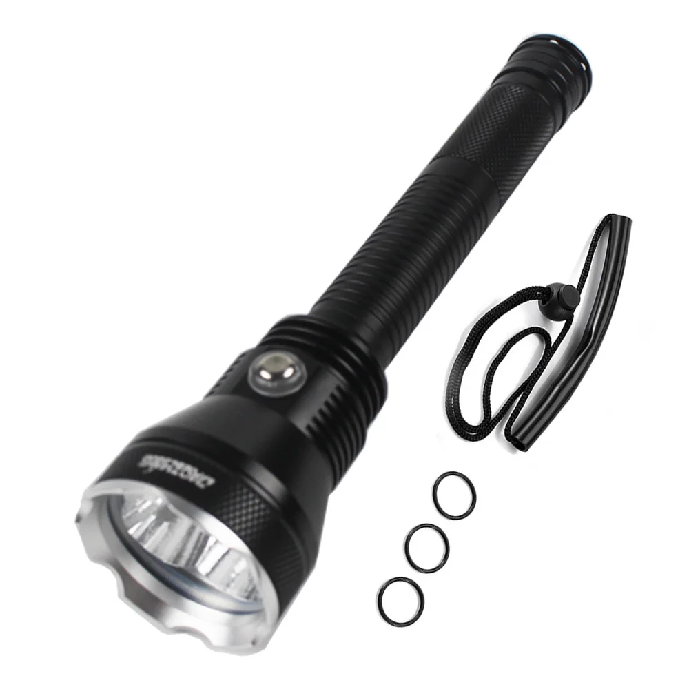 

8000LM LED Diving Flashlight 3*XHP70.2 Underwater Waterproof 150 meters Tactic Torch Outdoor Scuba Lantern Dive Lamp camp Light