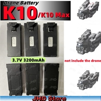 JHD K10 Max Battery Original Battery 3.7V 3200mAh Battery For K10 Max Drone Accessories Parts K10 Drone Battery/USB