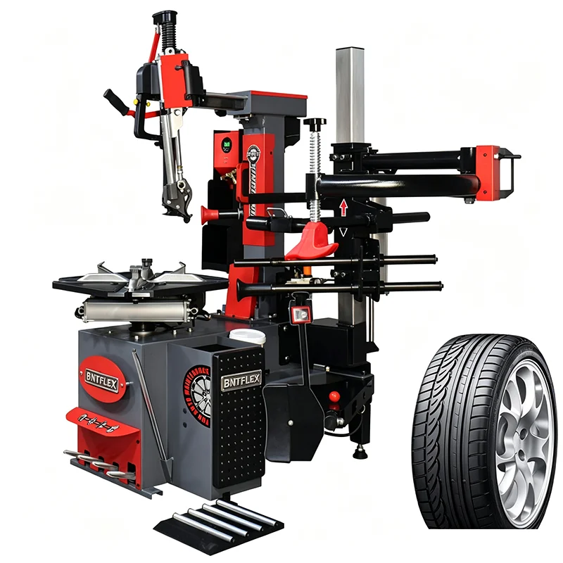 Automatic Tilting‑Back Car Tire Changer Bead Breaker, With Helper Arm & Mount‑Demount Head, Model Y‑913