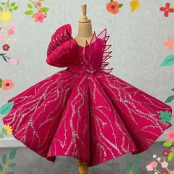 New Children's Party Dress Wedding Birthday Party Flower Girls Dresses A3705 Wholesale Girls Evening Gowns