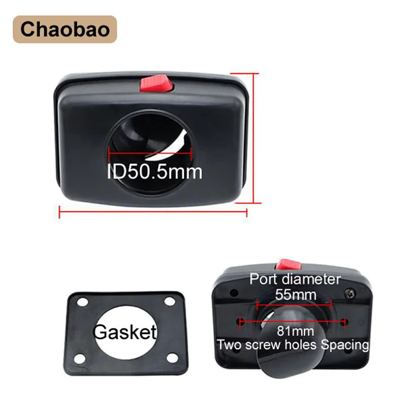 Vacuum cleaner Hose Connecting pipe adapter Connector Interface Slot Square Base vacuum cleaner parts For Chaobao Dongyi etc