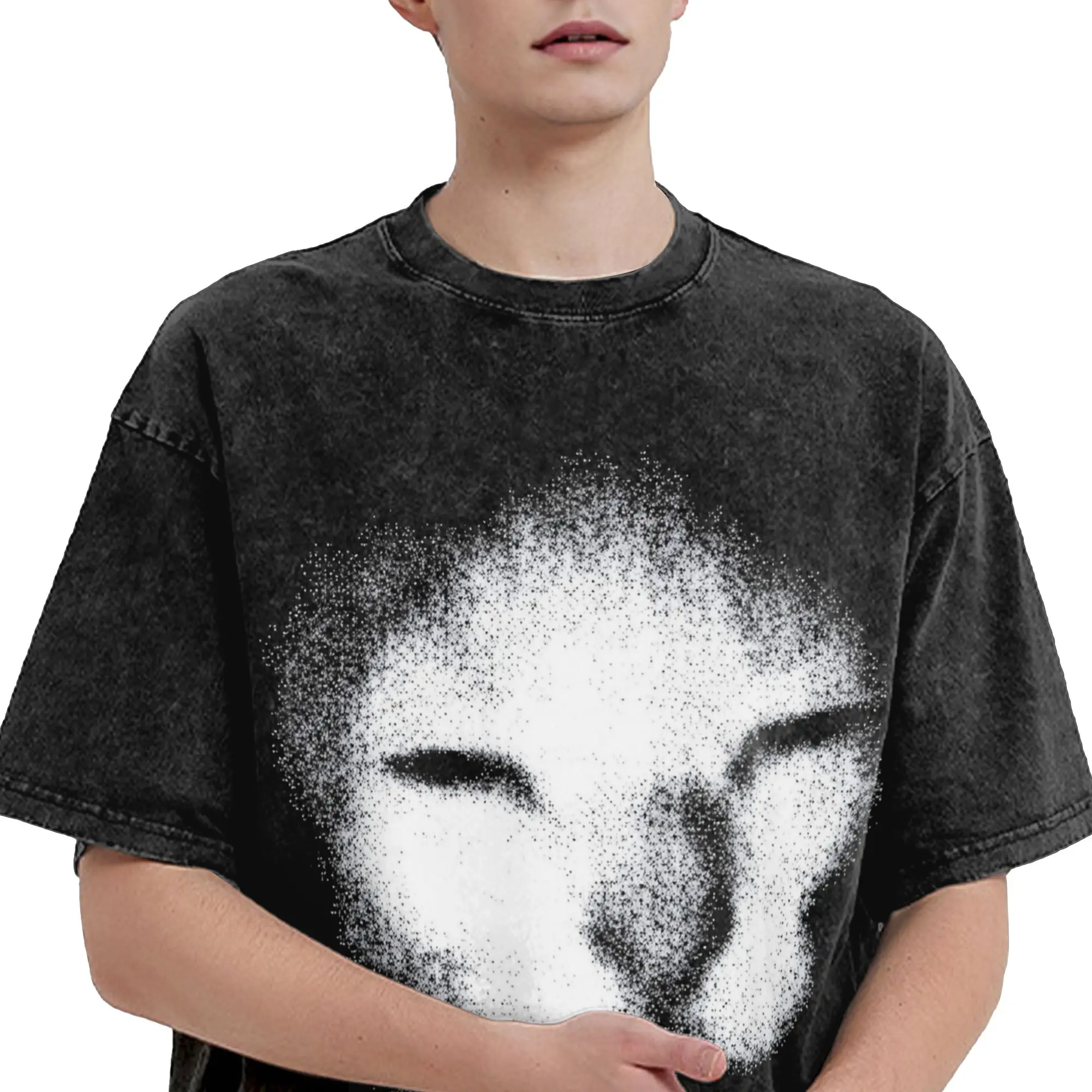 Washed T Shirts Cat Meme Ibuprofen Hip Hop Vintage T-Shirt High Street  Streetwear Cotton Printed Tops Tees for Men Women