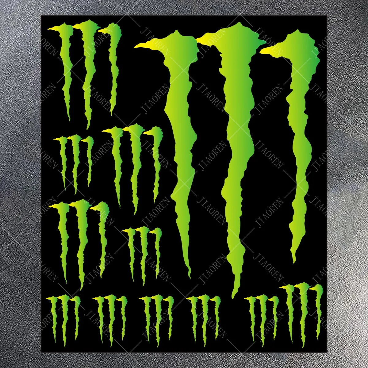 Vinyl Monster Energy Stickers Logo Car Motorcycle Tank Helmet Bike Decals For Yamaha Kawasaki