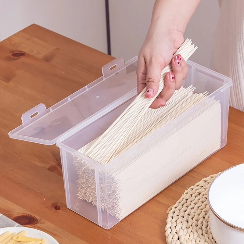 

E8BD Clear Bread Storage Box with Lid Container Dining Room Tabletop