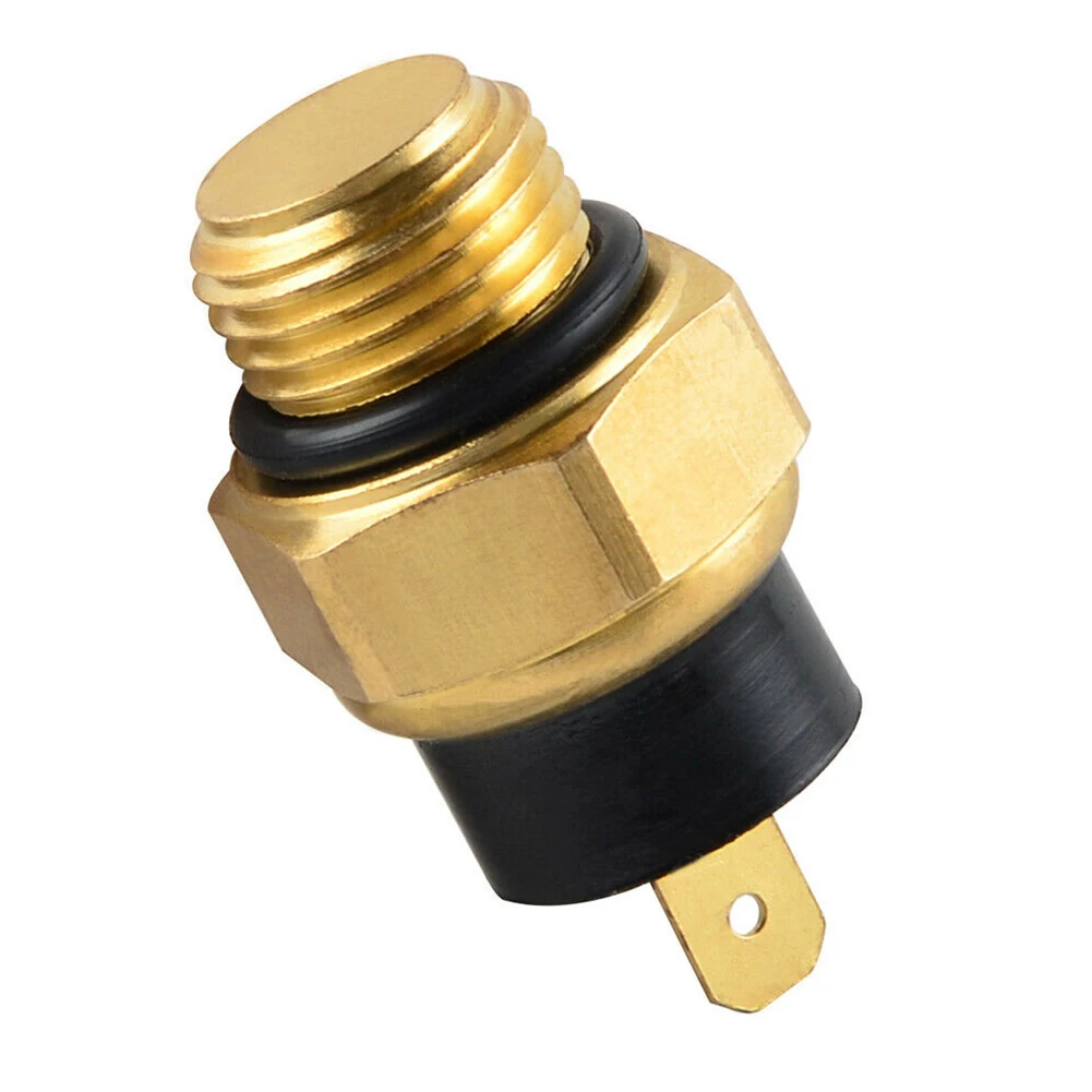 

Motorcycle Temperature Switch Motorcycle Radiator Fan Switch No Deformation Quick Installation Multi-function Switch