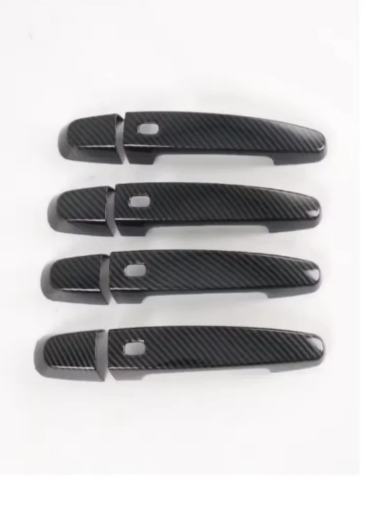 

For Chevrolet Blazer 2020 2021 2022 ABS Carbon Car Door Handle Cover Trim Side Door Handles Bowl Cup Covers Accessories