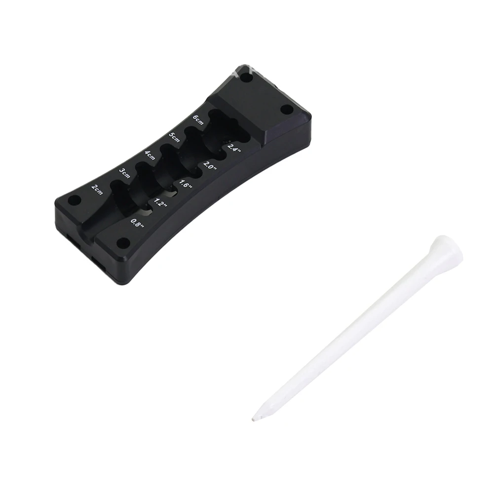 Golf Tee Holder Carbon Fiber Divot Repair Compact Device Golf Accessories Lightweight Design Multi Functional Golf Repair Tool