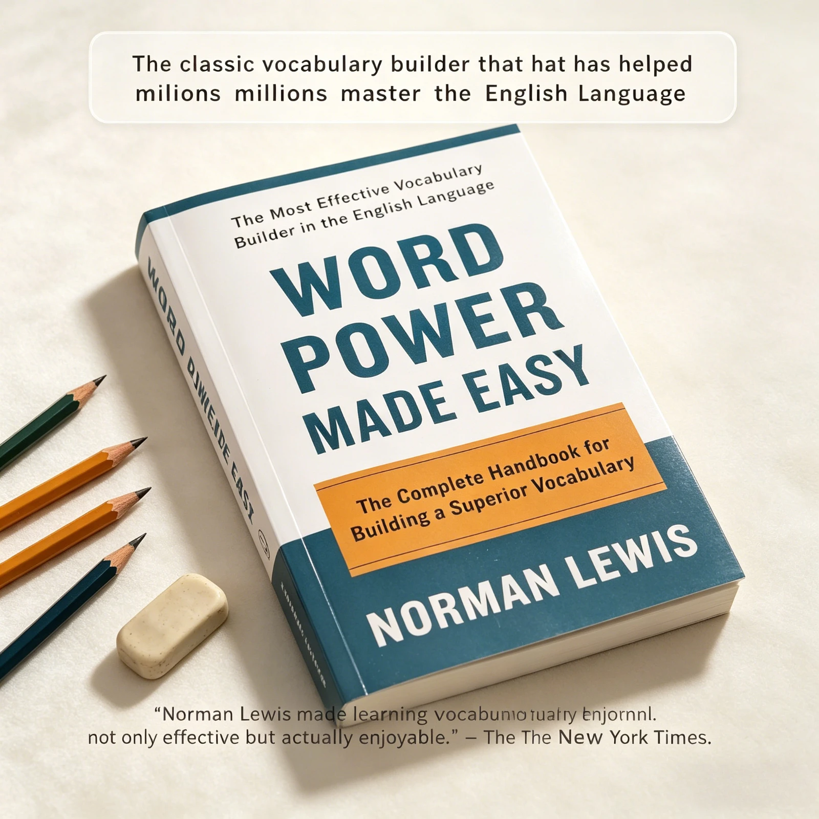 

Word Power Made Easy By Norman Lewis | English Vocabulary Builder, Complete Handbook for Superior Vocabulary Learning