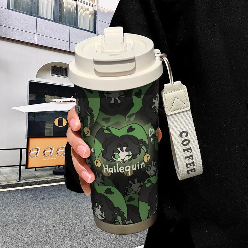 Anime The Freak Circus Stainless Steel Insulated Cup Kawaii Outdoor Sports Portable Double Layer Large Capacity Water Cup view 3