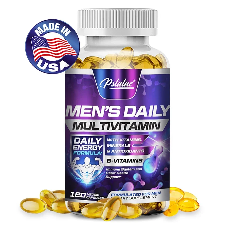 

Men's Multivitamin Supplement with Vitamins A, B12, C, D and E To Support Energy and Zinc To Support Immune Health Nutraceutical