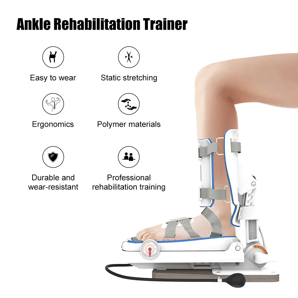 Adjustable Ankle Rehabilitation Training Equipment Fracture Postoperative Exercise Foot Ptosis Varus Correction Recovery Bracket