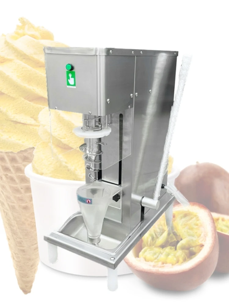 Auto  Machine Auto Frozen Yogurt Mixer Real Fruit Swirl Ice Cream Blender