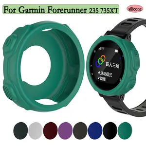 for Garmin Forerunner 235 735XT Sports Watch Protective case Light weight Smart Protector Silicone Skin Protective Case Cover