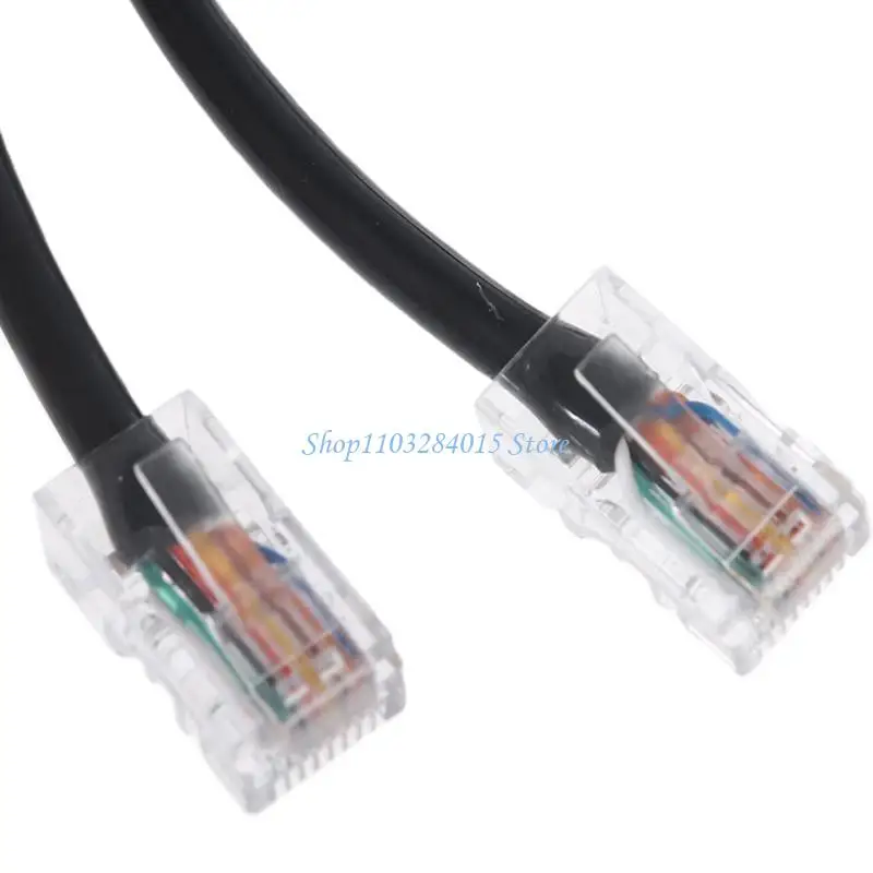 R6FF 8 PIN RJ-45 a RJ-45 Cable cable micrófono 8pin para HM-151 OPC-1153 HM-98 HM-133 IC-207H Radios automóvil Mic