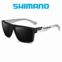 Shimano Polarized Sunglasses Men's Driving Shades Male Cycling Camping Hiking Fishing Classic Sun Glasses UV400 Eyewearing