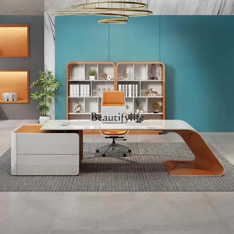 

yj21 paint boss table office simple modern class table and chair combination