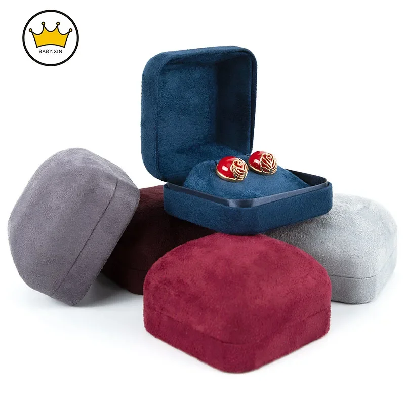 

Quality Jewelry Storage Boxes Presentation Necklace Pendant Jewelry Box Velvet Case Earrings Pendant Display Box